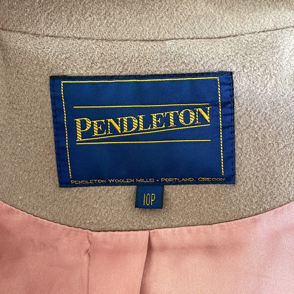 Authentic Pendleton Coat - Gorgeous Carmel Color … - image 4
